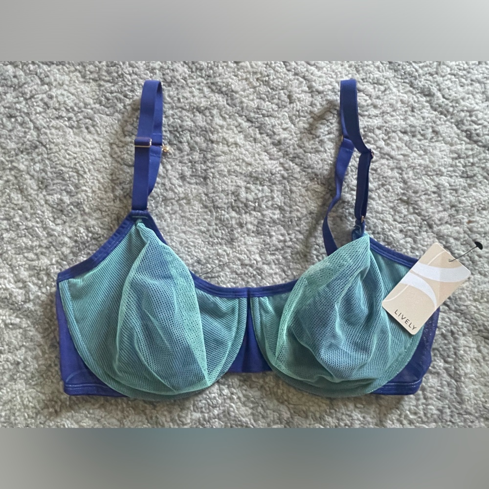 Lively mesh unlined bra. NWT. Never worn.